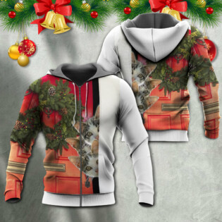 Christmas Cat Looking Forward To Christmas - Hoodie - Owl Ohh - Owl Ohh