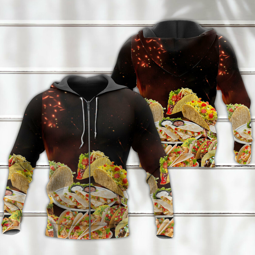 Food Tacos Fast Food Delicious - Hoodie - Owl Ohh - Owl Ohh