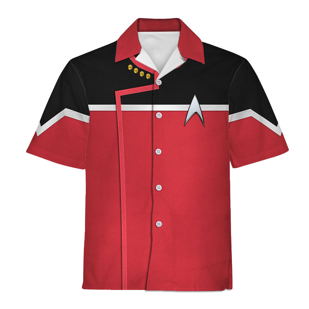 Star Trek Dress Uniform Command Division Cool - Hawaiian Shirt