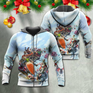 Christmas Santa Happy Funny Christmas - Hoodie - Owl Ohh - Owl Ohh