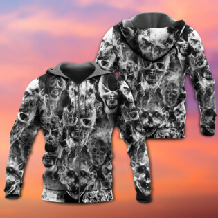 Skull Smoke Kill This Life - Hoodie - Owl Ohh - Owl Ohh