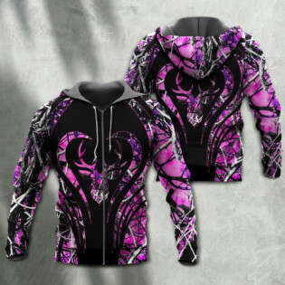 Hunting Girl Hunting Pink Camouflage Deer - Hoodie - Owl Ohh - Owl Ohh