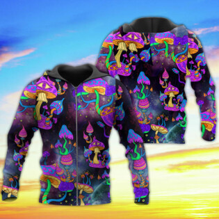 Hippie Mushroom Hippie Life Lover - Hoodie - Owl Ohh - Owl Ohh