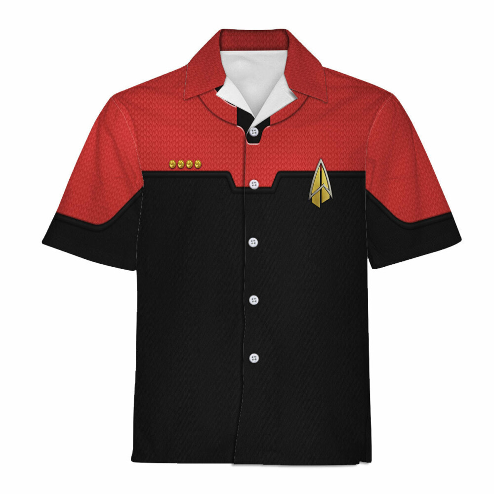 Star Trek Starfleet Command Uniform Cool - Hawaiian Shirt