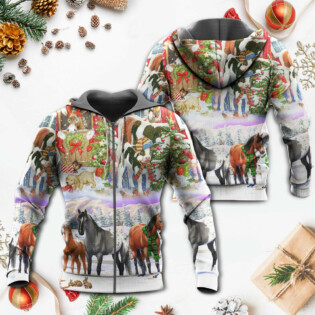 Christmas Farm Merry Xmas To Everyone - Hoodie - Owl Ohh - Owl Ohh