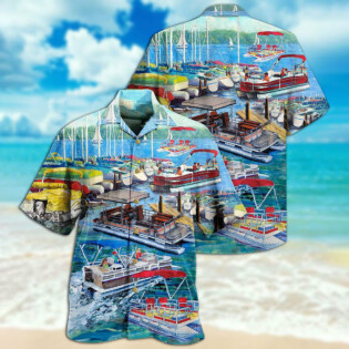 Pontoon Captain Life Style - Hawaiian Shirt - Owl Ohh - Owl Ohh