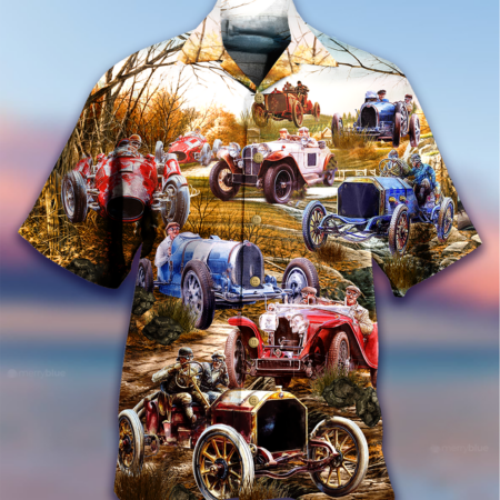 Car Old Vintage - Hawaiian Shirt - Owl Ohh - Owl Ohh