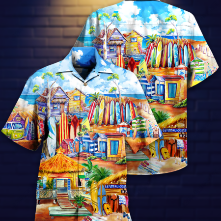 Surfing Store And Beach - Hawaiian Shirt - Owl Ohh - Owl Ohh
