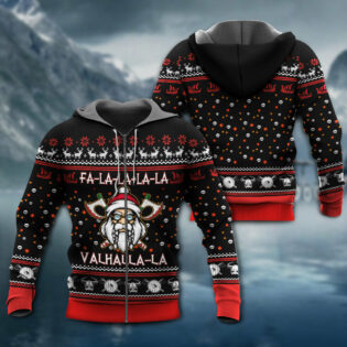 Viking Valhalla White And Red - Hoodie - Owl Ohh - Owl Ohh