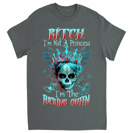 I'M THE F QUEEN SUGAR SKULL COTTON SHIRT - TLTW0604232