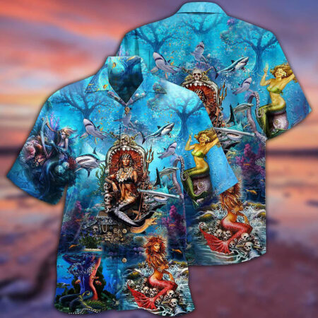 Mermaid Queen Style - Hawaiian Shirt - Owl Ohh - Owl Ohh