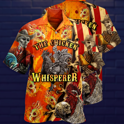Chicken Fire The Chicken Whisperer - Hawaiian Shirt - Owl Ohh - Owl Ohh
