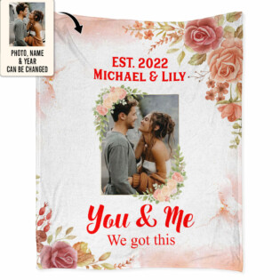 Couple The Love We Got Custom Photo Personalized - Flannel Blanket - Personalized Photo Gifts - Owl Ohh