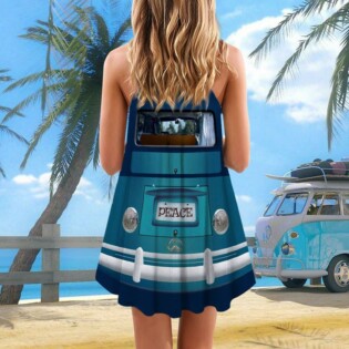 Hippie Van Retro Cool Love - Summer Dress - Owl Ohh - Owl Ohh