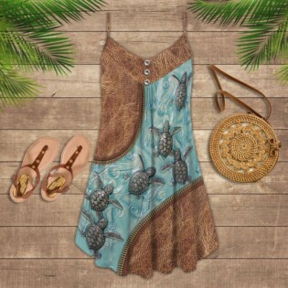 Turtle Is Beach Soul Love Ocean - Summer Dress - Owl Ohh - Owl Ohh