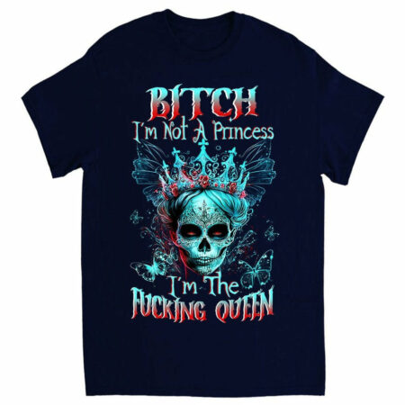 I'M THE F QUEEN SUGAR SKULL COTTON SHIRT - TLTW0604232