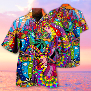 Hippie Deer Peace Love Life Color Amazing - Hawaiian Shirt - Owl Ohh - Owl Ohh