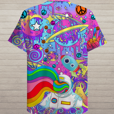 Hippie Planet Peace The Colorful Of Life - Hawaiian Shirt - Owl Ohh - Owl Ohh
