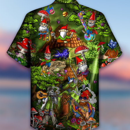 Hippie Mushroom Peace Love Life Color - Hawaiian Shirt - Owl Ohh - Owl Ohh