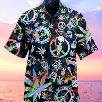 Hippie Alien Peace Life - Hawaiian Shirt - Owl Ohh - Owl Ohh