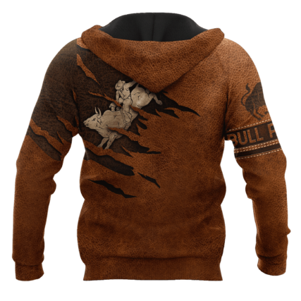 Personalized Name Bull Riding Hoodie Printed Unisex Shirts Bull Rider Ver 4