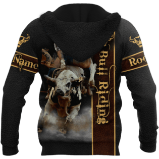 Personalized Name Bull Riding Hoodie Printed Unisex Shirts Bull Rider Ver 5