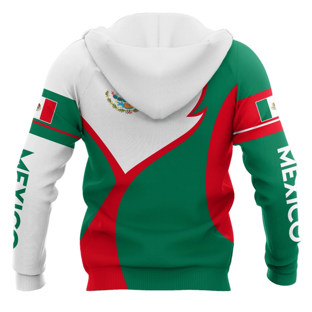 Mexico Green And Red Style Personalized - Hoodie - Owl Ohh - Owl Ohh