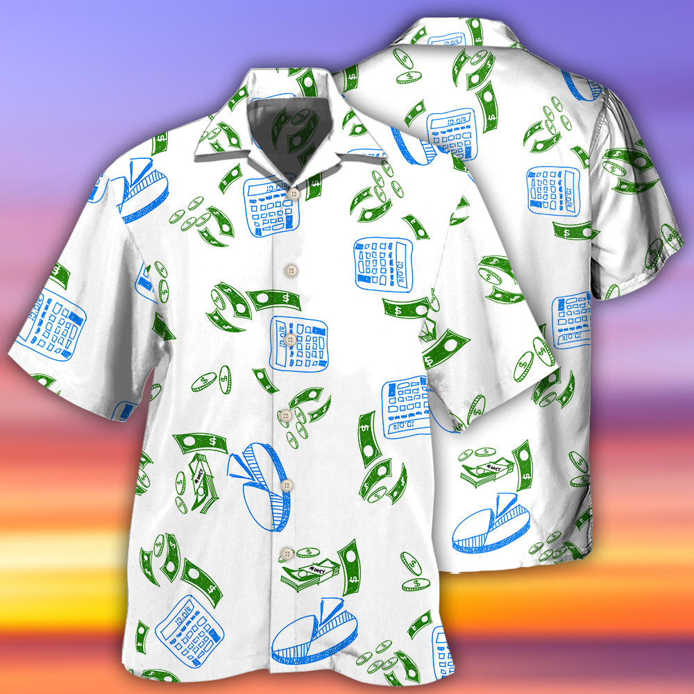 Accountant Money Chart Basic - Hawaiian Shirt - Owl Ohh - Owl Ohh