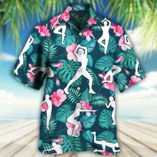 Aerobics Tropical Floral - Hawaiian Shirt - Owl Ohh - Owl Ohh