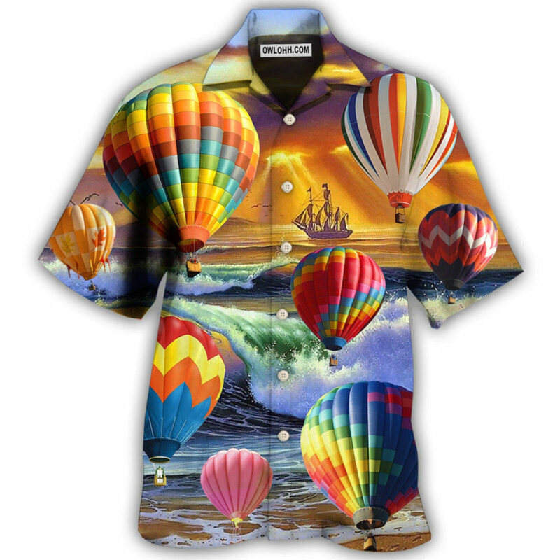 Air Balloon Love Life Style - Hawaiian Shirt - Owl Ohh - Owl Ohh