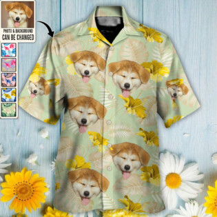 Dog Lucky You Want Tropical Custom Photo - Hawaiian Shirt - Personalized Photo Gifts-Owl Ohh