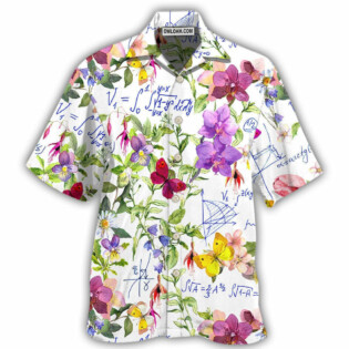 Math Floral Lovely Style - Hawaiian Shirt - Owl Ohh - Owl Ohh