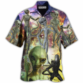 Alien Mysterious Galaxy - Hawaiian Shirt - Owl Ohh - Owl Ohh