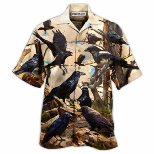 Raven All Crows Are Not Raven - Hawaiian Shirt - Owl Ohh - Owl Ohh