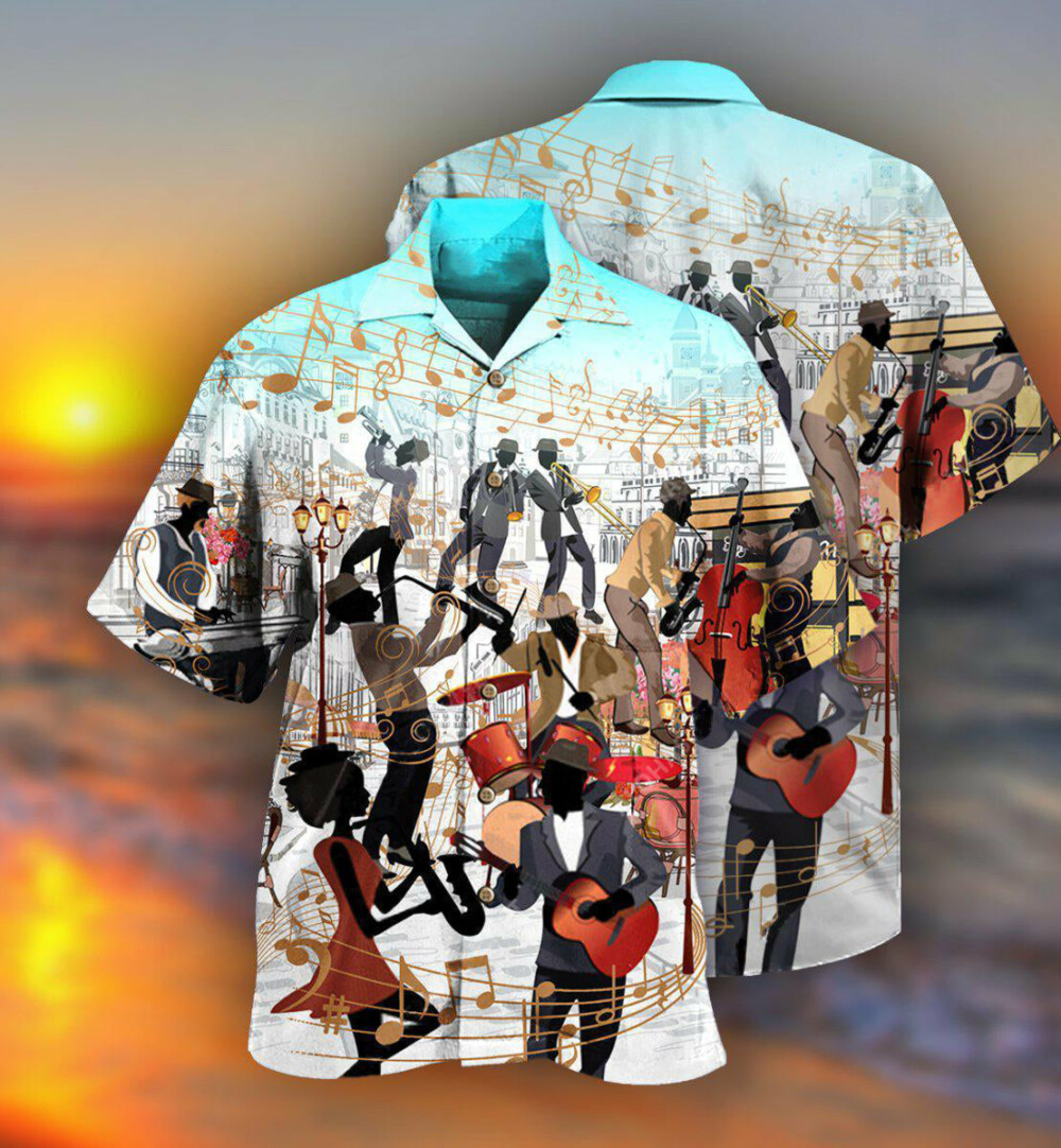 Jazz Music All You Need Is Jazz - Hawaiian Shirt - Owl Ohh - Owl Ohh