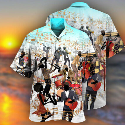 Jazz Music All You Need Is Jazz - Hawaiian Shirt - Owl Ohh - Owl Ohh