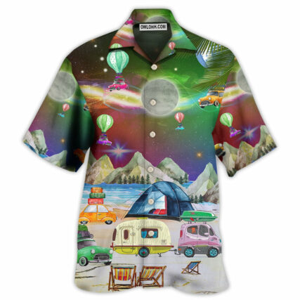 Camping Amazing Night Christmas - Hawaiian Shirt - Owl Ohh - Owl Ohh