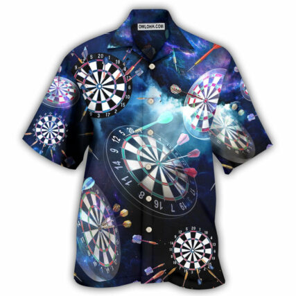 Darts Amazing Cool Into The Galaxy - Hawaiian Shirt - Owl Ohh - Owl Ohh