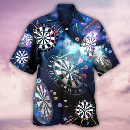 Darts Amazing Cool Into The Galaxy - Hawaiian Shirt - Owl Ohh - Owl Ohh
