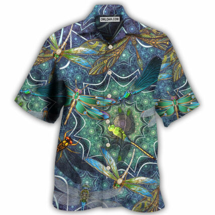 Dragonfly Amazing Dragonfly Love Life - Hawaiian Shirt - Owl Ohh for men and women, kids - Owl Ohh