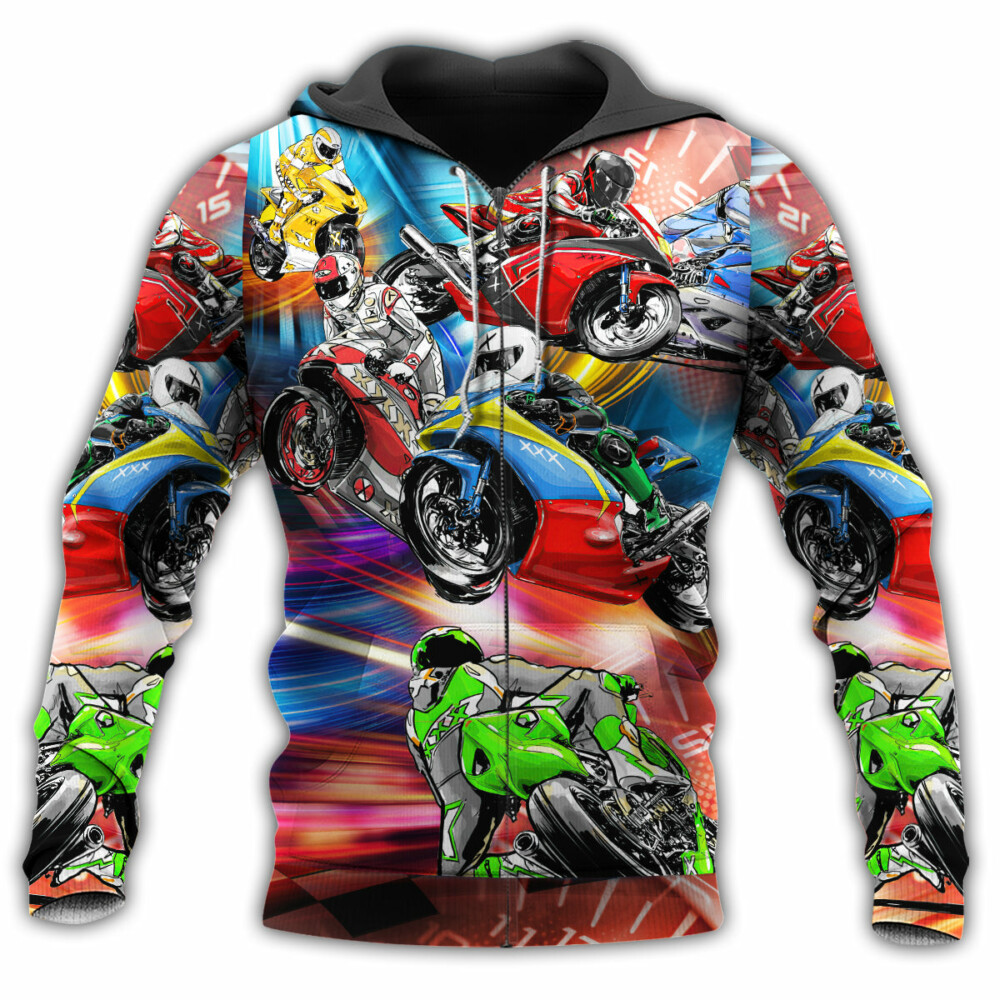 Motorcycle Amazing Motorcycle Racing - Hoodie - Owl Ohh - Owl Ohh