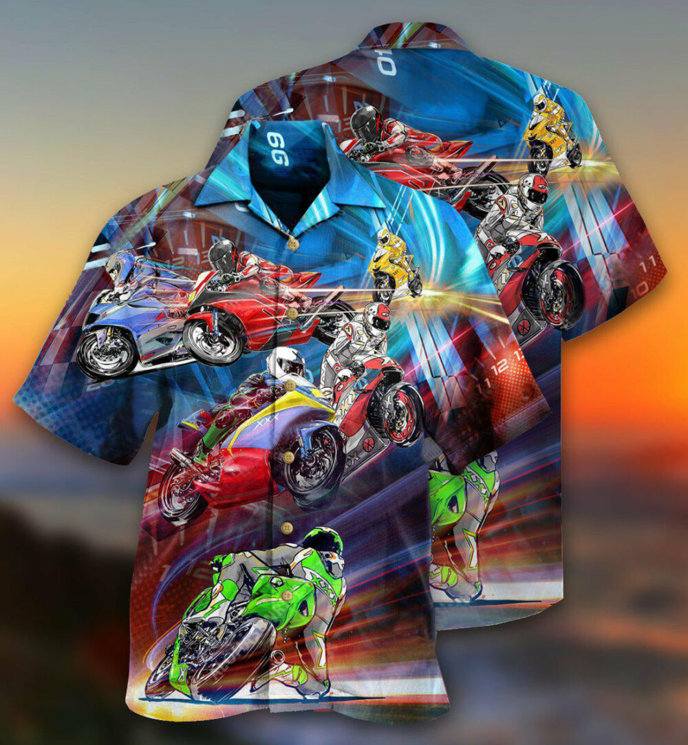 Motorcycle Amazing Cool Racing - Hawaiian Shirt - Owl Ohh - Owl Ohh