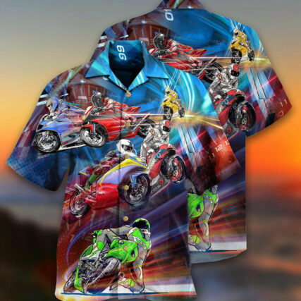Motorcycle Amazing Cool Racing - Hawaiian Shirt - Owl Ohh - Owl Ohh
