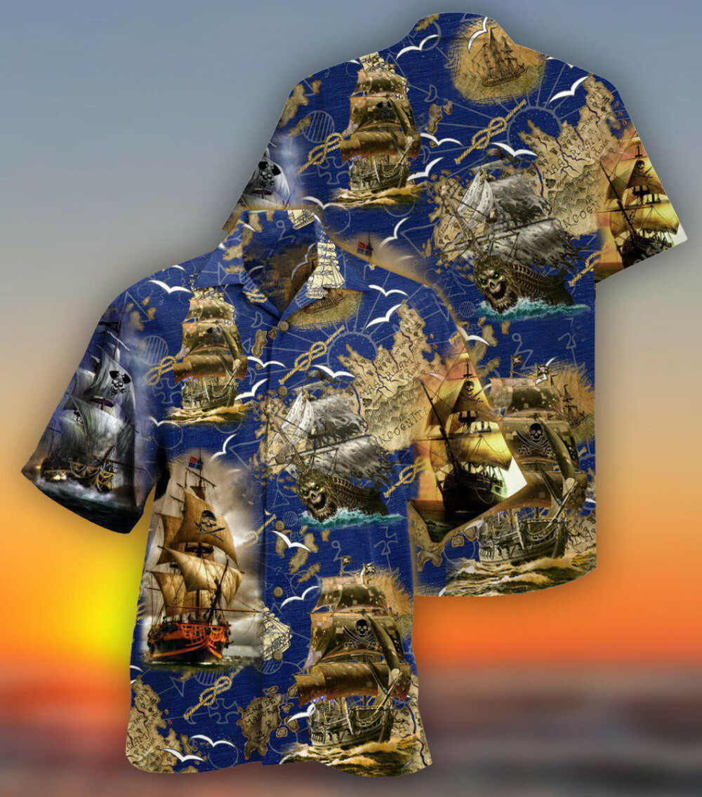 Ship Amazing Pirate Ship - Hawaiian Shirt - Owl Ohh - Owl Ohh