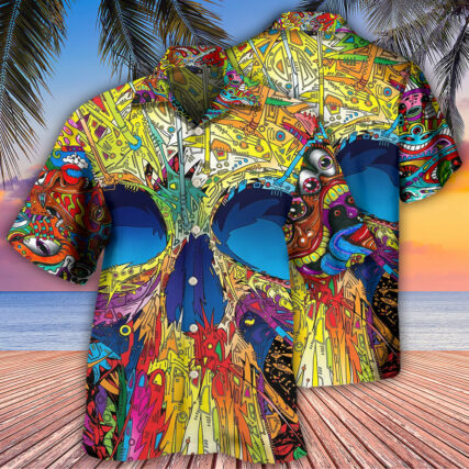 Skull Amazing Skull Summer - Hawaiian Shirt - Owl Ohh - Owl Ohh
