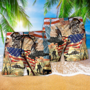 America Independence Day We The People - Beach Short - Owl Ohh - Owl Ohh