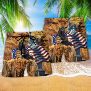America Land Of The - Beach Short - Owl Ohh - Owl Ohh