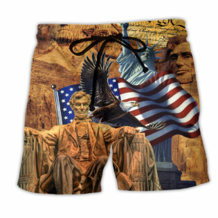 America Land Of The - Beach Short - Owl Ohh - Owl Ohh