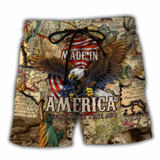America Long Time Ago Made In America - Beach Short - Owl Ohh - Owl Ohh