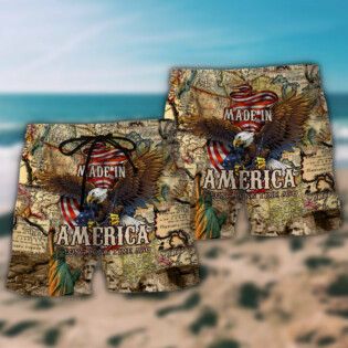 America Long Time Ago Made In America - Beach Short - Owl Ohh - Owl Ohh